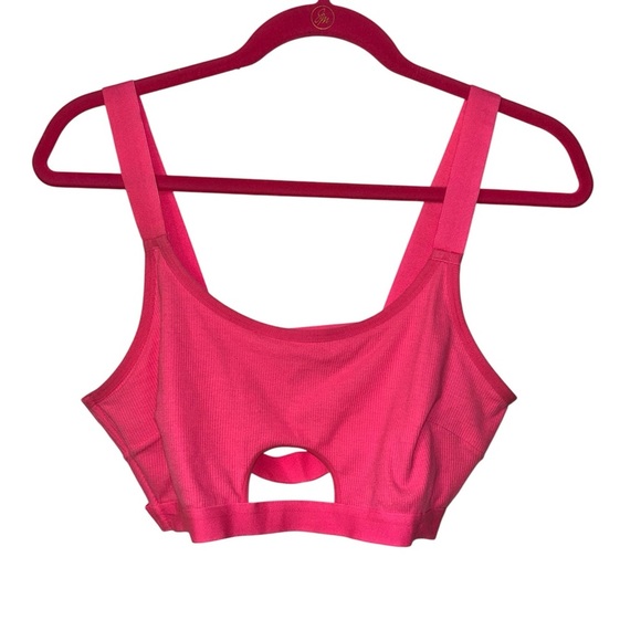 Colsie Ribbed Cotton Bralette - Picture 1 of 4